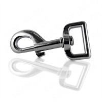 5 Stück bis 100 Stück Bolzenkarabinerhaken mit Wirbel 20x70mm Haken mit recheckigem Wirbel und Drehgelenk für Hundehalsband 7
