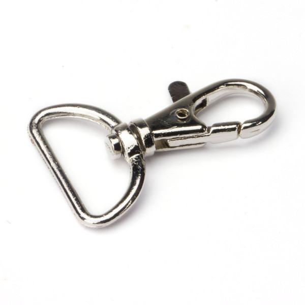 10x Karabinerhaken mit geradem Wirbel 20 x 43mm für Lanyard Schlüsselband