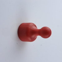 10x Neodym Kegelmagnet Rot 12x16mm max. Haftkraft 4,5 KG Pinnwand Neodym Kegelmagnete Magnet Pin Büromagnete Rot