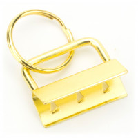 100x Schlüsselband Rohlinge 20mm vermessingt Schlüsselband Rohling 20mm Schlüsselanhänger Rohlinge 2