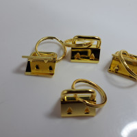 100x Schlüsselband Rohlinge 20mm vermessingt Schlüsselband Rohling 20mm Schlüsselanhänger Rohlinge 5