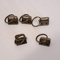 100x Schlüsselbandrohling 20mm altmessing Schlüsselband Rohling 20mm Schlüsselanhänger Rohlinge