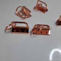 100x Schlüsselband Rohling 30mm Kupfer Schlüsselband Rohling 30mm Schlüsselanhänger Rohlinge 2