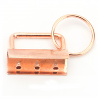 100x Schlüsselband Rohling 30mm Kupfer Schlüsselband Rohling 30mm Schlüsselanhänger Rohlinge 4