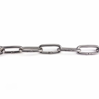 1 Meter Zuschnitt Schweißkette 5mm langgliedrig DIN 763 5x35mm Edelstahl Rundstahlkette geschweißt 5mm, langgliedrig 1 Meter V4A Kette 2