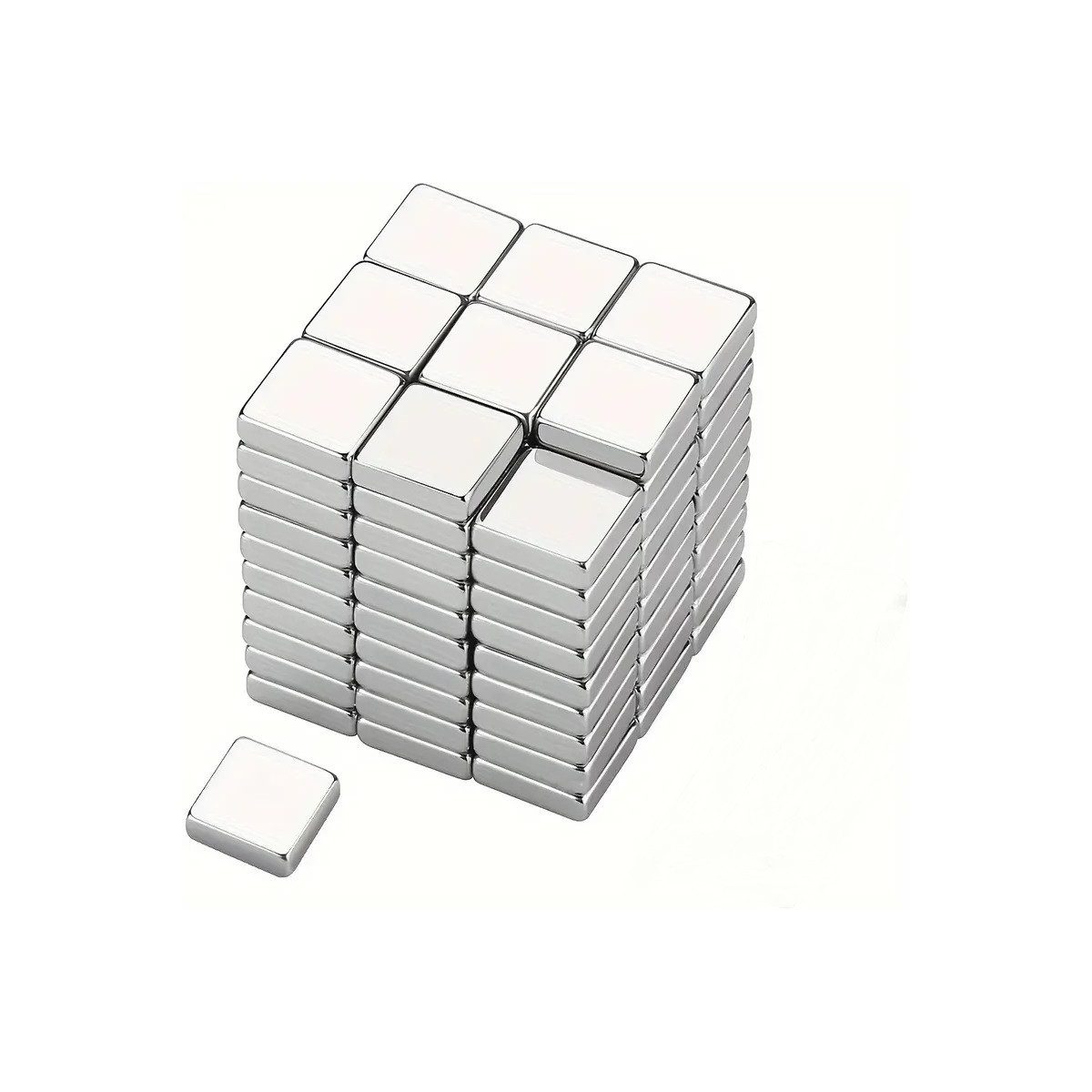 Superstarker Neodym Quadermagnet N52, 10x10x2 mm –...