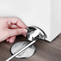 4x Magnetische Türstopper Magnet Magnetische Türstopper aus Zinklegierung 6