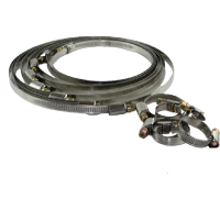 1x Schlauchschellen Edelstahl mit Schneckengewinde DIN 3017 40-60mm Spannbereich Bandbreite 9mm Schelle W2