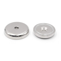 1x Neodym Topfmagnet mit Bohrung und Senkung Ø 32 mm bis zu 30KG Haftkraft