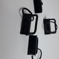 100x Schlüsselband Rohling 30mm schwarz Schlüsselband Rohling 30mm Schlüsselanhänger Rohlinge