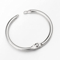 10x Heftringe 32mm Innendurchmesser stahl vernickelt Schlüsselringe Aufklappbar 32mm / 38mm / Heftringe
