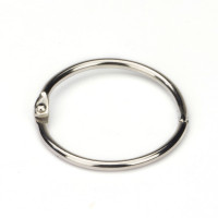 10x Heftringe 38mm Innendurchmesser stahl vernickelt Schlüsselringe Aufklappbar 38mm / 44mm / Heftringe