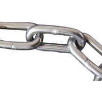 Marwotec 5 Meter Schweißkette 5mm Edelstahl DIN 763  langgliedrig Edelstahl Rundstahlkette geschweißt 5mm, langgliedrig  V4A Kette
