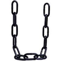 5 Meter Schweißkette 5mm Schwarz beschichtet Rundstahlkette Ø 5mm schwarz Marwotec