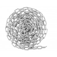 10 Meter Schweißkette 5mm Stahl galv. verzinkt DIN 763 5 mm Rundstahlkette DIN 763 galvanisch verzinkt Marwotec