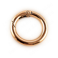 20 Stück Runder Karabiner 28mm Rose Gold für Taschen & Schlüsselbänder Rundkarabiner 20 Stück 4