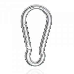 1000x Feuerwehr Karabiner 40x4mm, Stahl verzinkt DIN 5299 C WLL 50 KG