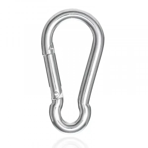 1000x Feuerwehr Karabiner 60x6mm, Stahl verzinkt DIN 5299 C