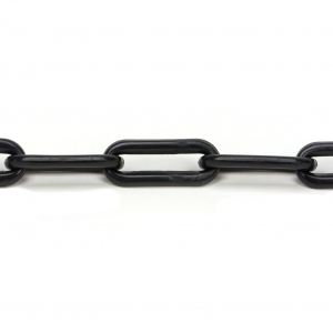25 Meter Kunststoffkette schwarz - 6mm Kette -...