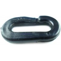 10x Kunststoff Kettennotglied 6,0mm Schwarz...