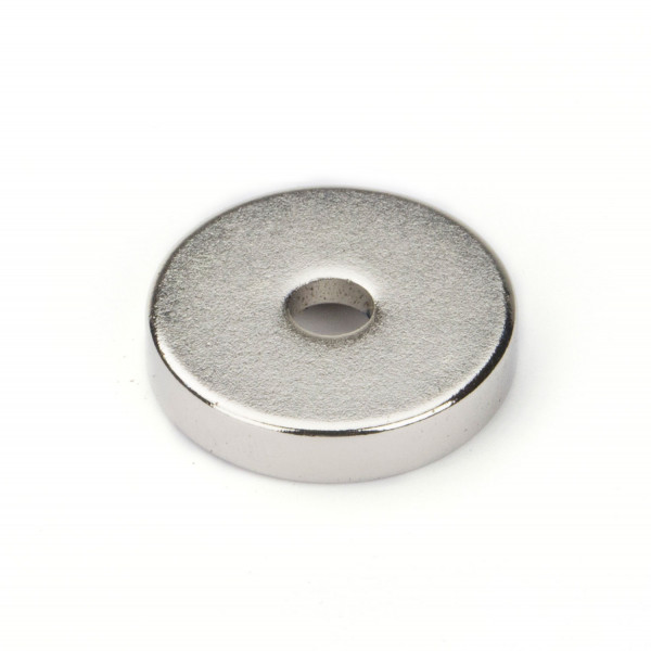 Marwotec Neodym Magnet mit Bohrung und Senkung 10x3mm (Senkung 7mm) N45
