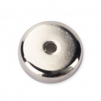 1-10 Stk Neodym Magnet Topfmagnet mit Bohrung Senkung verschrauben 32 mm 30 KG stark