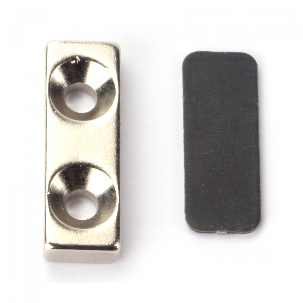 Neodym Magnet Quader Güte N45 30x10x5 mm mit 2x...