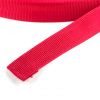 50 Meter Polypropylen Gurtband 15mm Breit Farbe: Rot