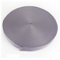 50 Meter Polypropylen Gurtband 40mm Breit Farbe: Grau