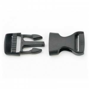2 - 20 St&uuml;ck Steckschnallen 15mm - 50mm Gurt Schnallen Gurtschnalle Steckschnalle schwarz