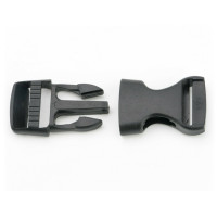 2 - 20 Stück Steckschnallen 15mm - 50mm Gurt Schnallen Gurtschnalle Steckschnalle schwarz    15mm 10 Stück