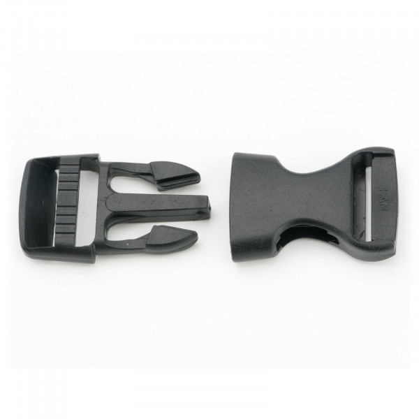 2 - 20 Stück Steckschnallen 15mm - 50mm Gurt Schnallen Gurtschnalle Steckschnalle schwarz   30mm 20 Stück