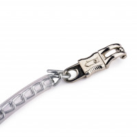 Anbindekette 140cm ummantelt mit Panikhaken + Karabiner Hängerkette Anbinder