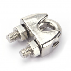 2 - 20 St&uuml;ck Drahtseilklemme 6mm B&uuml;gelklemmen...