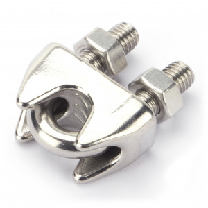 2 - 20 St&uuml;ck Drahtseilklemme 6mm B&uuml;gelklemmen...