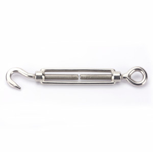 1 - 20 St&uuml;ck Edelstahl Spannschloss DIN 1480 M5x120 Haken/ &Ouml;SE Edelstahl A4 Drahtseil Seilspanner Spannschraube Spanner Haken &Ouml;se