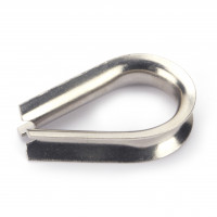 Edelstahl Kausche 10mm Edelstahl rostfrei A4 Kausche Seilkauschen Drahtseilkausche 10mm