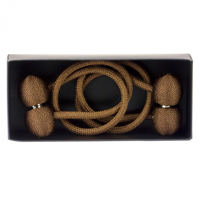 Magnetische Vorhang-Raffhalter (2 Stück) – Modern, Handgewebt, Kein Bohren Nötig