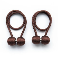 2er Set Magnetische Raffhalter Braun, Raffhalter magnet  Magnetische Vorhang Raffhalter Braun 4