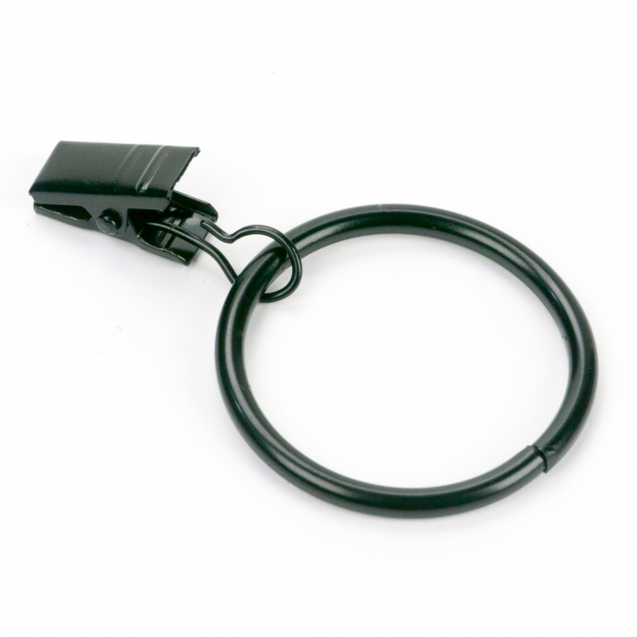 Produktbild von Vorhang-Clips Mit Ringen, 3,2 Cm Innendurchmesser, Metall
