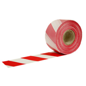 500m Marwotec Absperrband Rot Wei&szlig; Flatterband Warnband nicht klebend 500 Meter Absperrungsband beidseitig bedruckt 500m x 75mm
