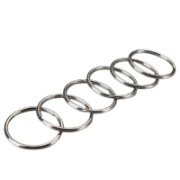 10x Schlüsselring Edelstahl 16mm Schlüsselringe aus Edelstahl