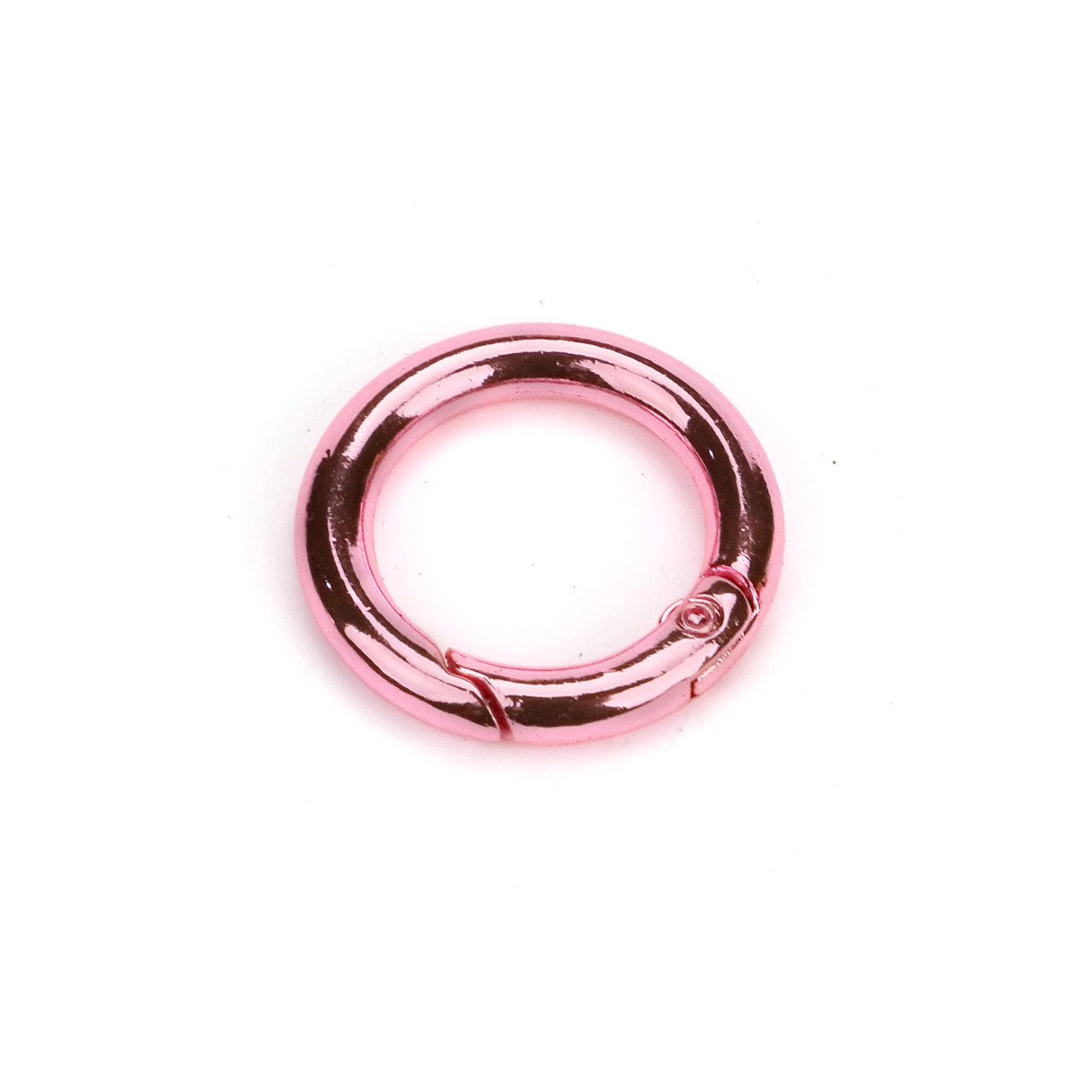 Runder Karabiner 25mm Rosa  für Taschen &...