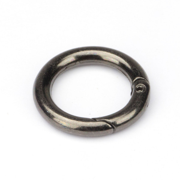 10x Schlüsselanhänger Ring Clips Schlüsselanhänger für Schlüssel Silber 25mm 