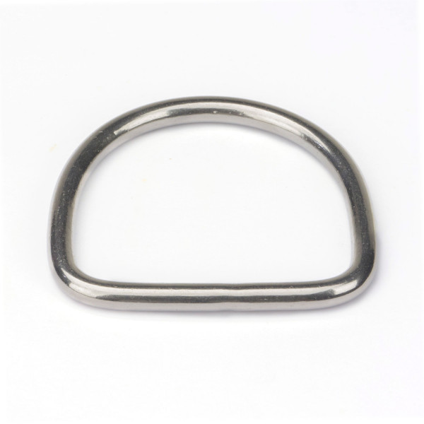 1 - 50 Stk. Edelstahl V4A D-Ring 16mm geschweißt halbrund ring aus Edelstahl