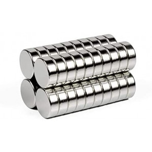 100x Neodym Magnete 10x2 mm - klein, rund und extrem stark &ndash; Magnete f&uuml;r Magnettafel, Whiteboard, K&uuml;hlschrank, Basteln und vieles mehr