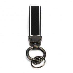Design Schlüsselanhänger Schwarz-weiß mit...