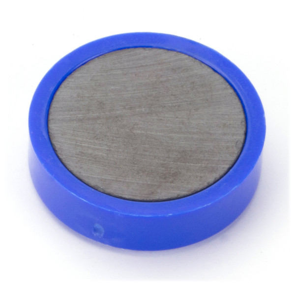 20er Set Rundmagnete Blau Haftmagnete für Magnet-Tafel Whiteboard Pinnwand Kühlschrank-MagnetI rund