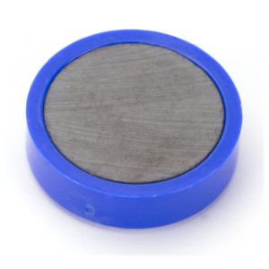10x Pinnwand Magnete rund Blau D30x8 mm Haftmagnete...