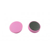 20er Set Rundmagnete Pink Haftmagnete f&uuml;r Magnet-Tafel Whiteboard Pinnwand K&uuml;hlschrank-MagnetI rund